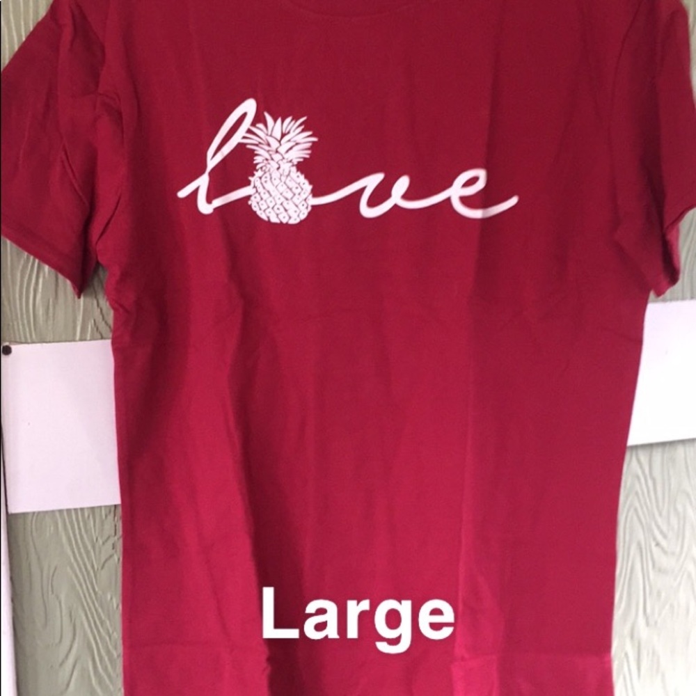 Love red shirt